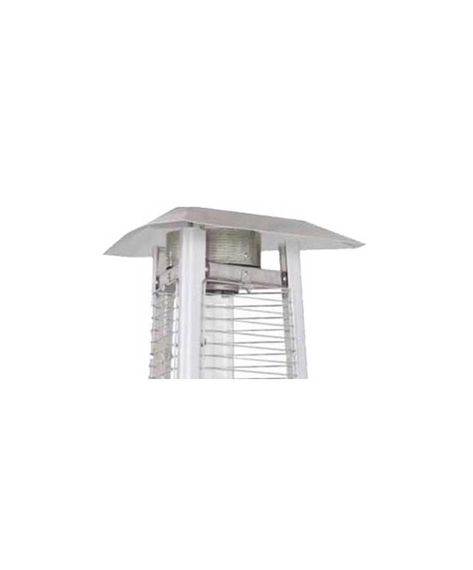Tall Commercial Triangle Glass Tube Heater-Stainless Steel - Image 3